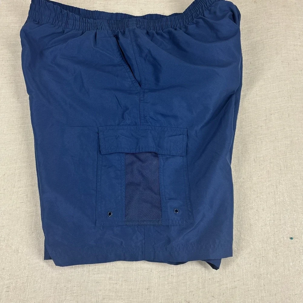 PGA Tour Originals Shorts Mens XL Cargo Swim‎ Trunks Mesh Lined Polyester Golf